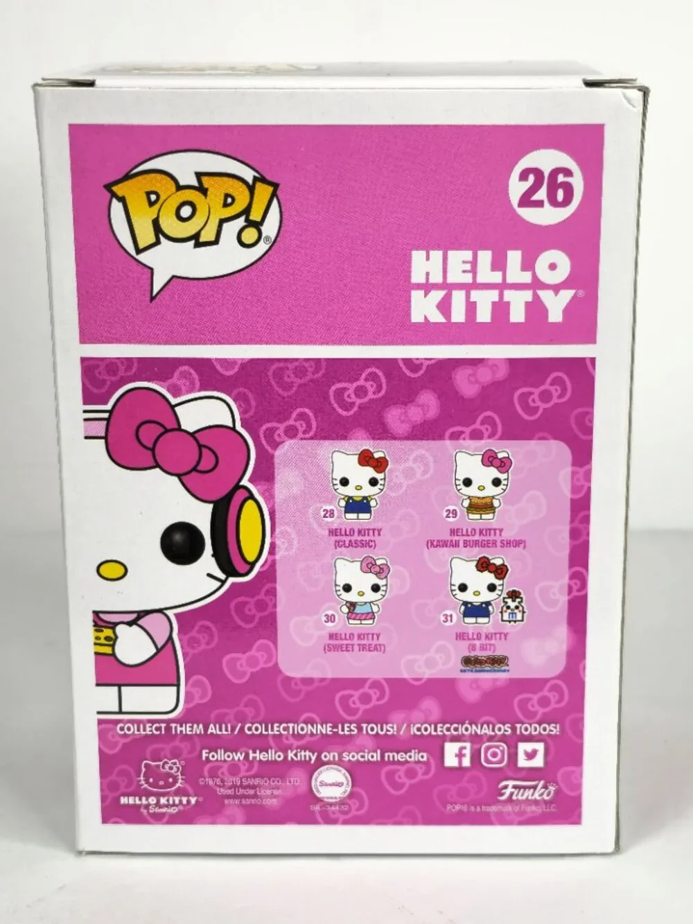 Funko Pop! Hello Kitty (Gamer) #26 GameStop Exclusive Vinyl Figure Sanrio *NEW*